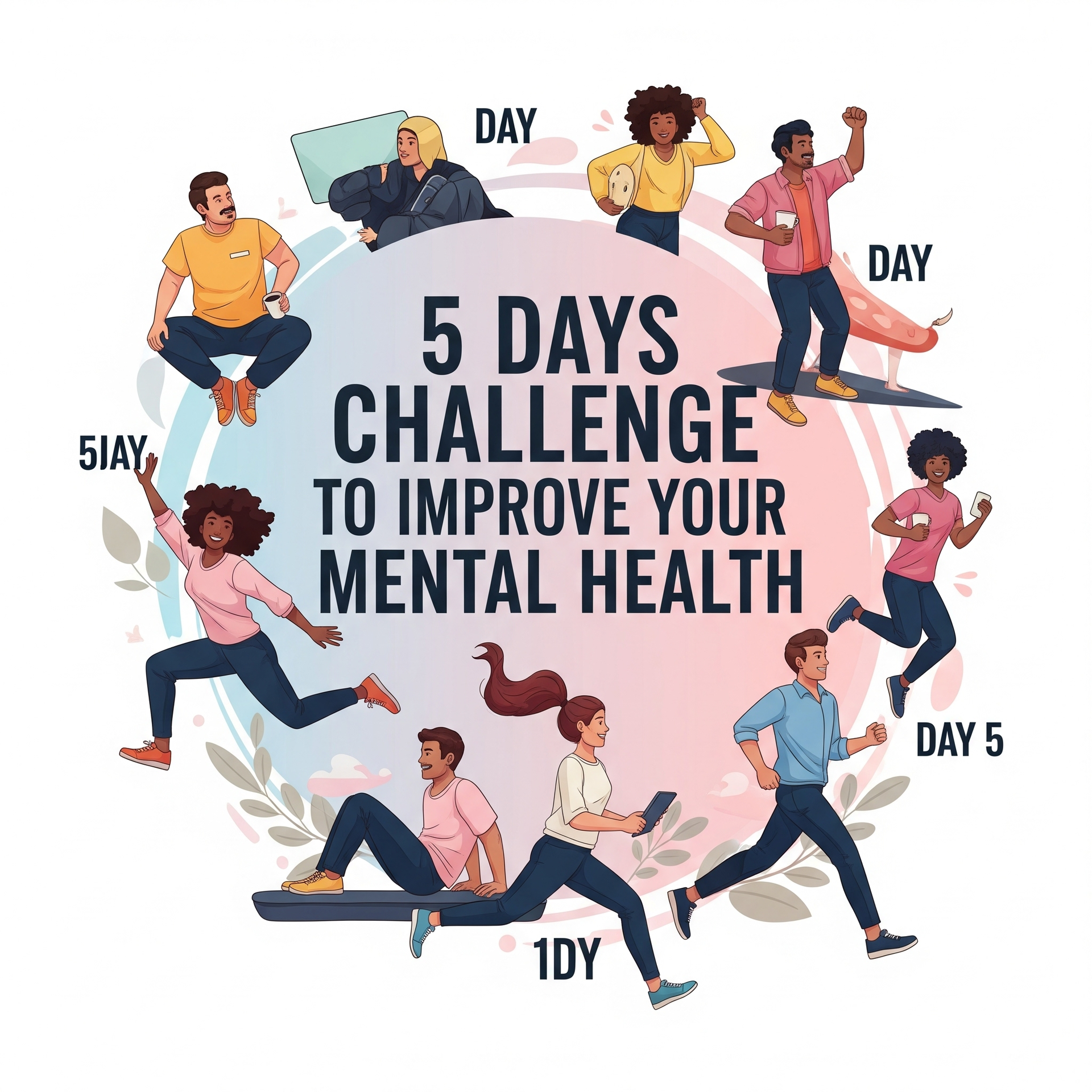 5 Days challenge to improve your Mental Health