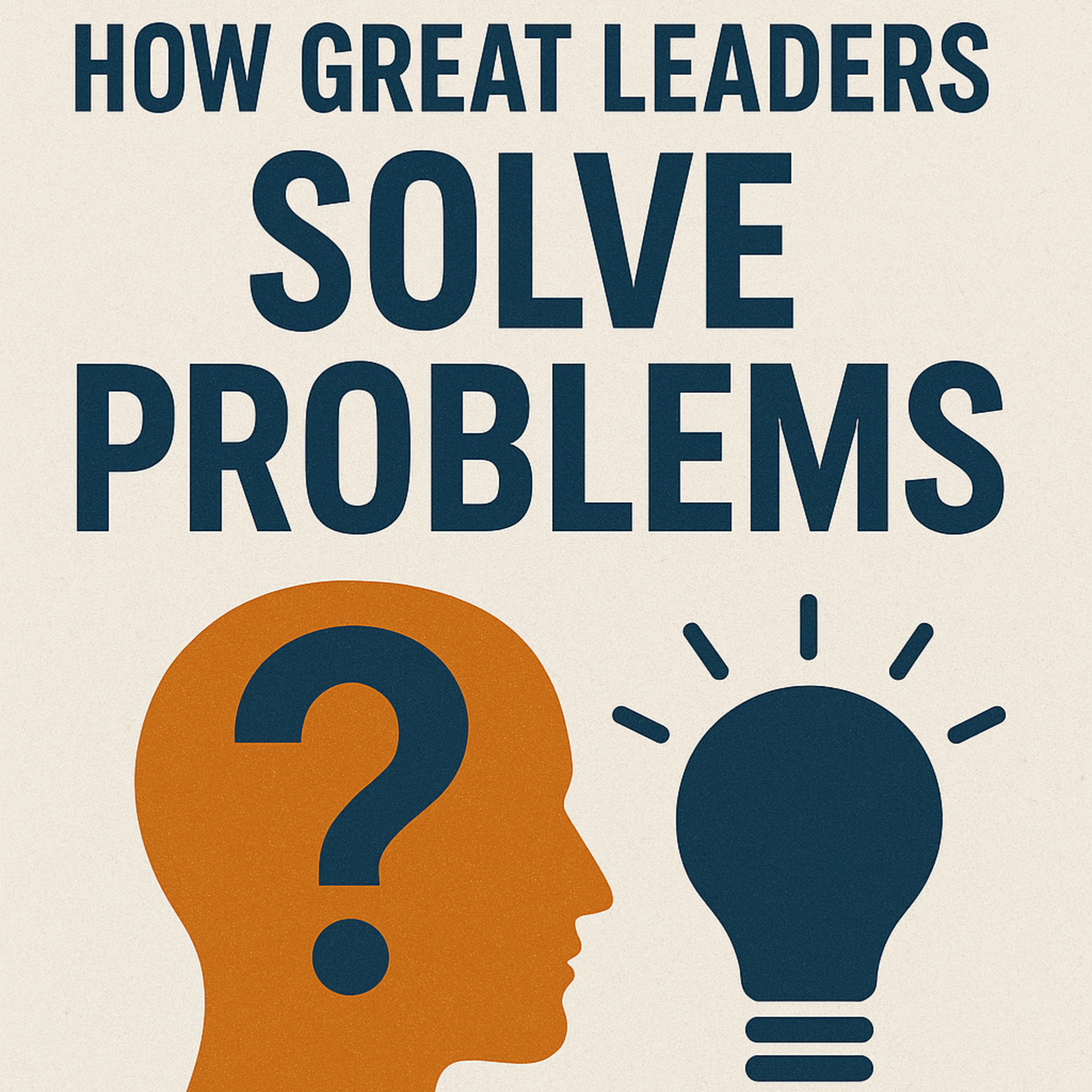 How Great Leaders Solve Problems